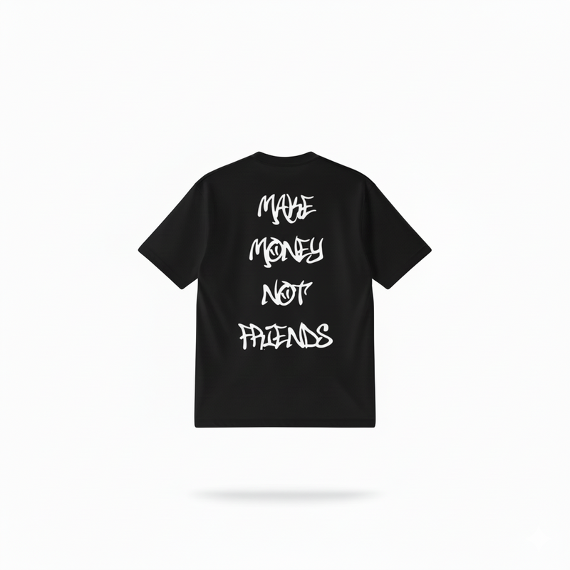 CAMISETA OVERSIZED MAKE MONEY NOT FRIENDS | STREET STILE | 100% ALGODÃO AMERICANO | CONFORTO PREMIUM
