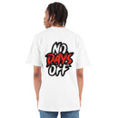CAMISETA OVERSIZED NO DAYS OFF | STREET STILE | 100% ALGODÃO AMERICANO | CONFORTO PREMIUM