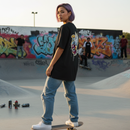 CAMISETA OVERSIZED GRAFFIT NOT CRIME | STREET STILE | 100% ALGODÃO AMERICANO | CONFORTO PREMIUM