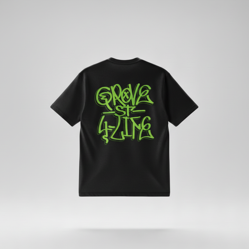 CAMISETA OVERSIZED GROVE STREET | STREET STILE | 100% ALGODÃO AMERICANO | CONFORTO PREMIUM