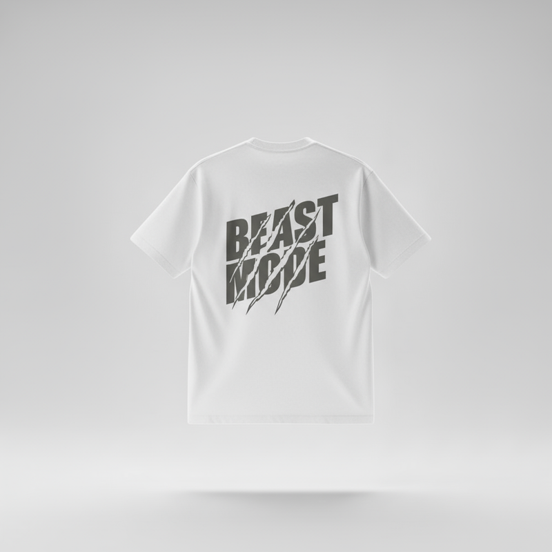 CAMISETA OVERSIZED BEAST MODE | STREET STILE | 100% ALGODÃO AMERICANO | CONFORTO PREMIUM