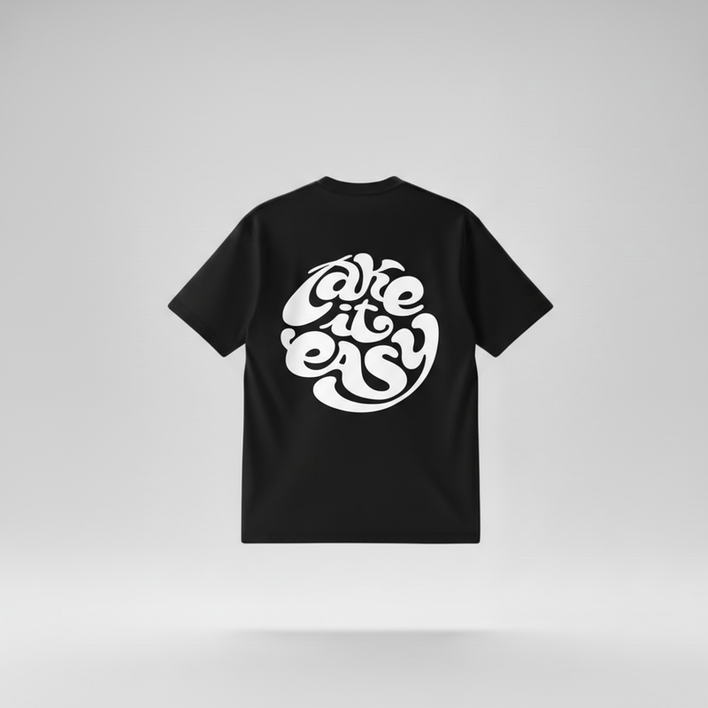 CAMISETA OVERSIZED TAKE IT EASY | STREET STILE | 100% ALGODÃO AMERICANO | CONFORTO PREMIUM