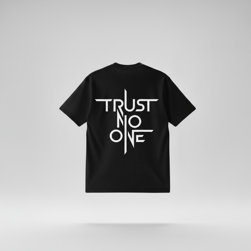 CAMISETA OVERSIZED TRUST NO ONE | STREET STILE | 100% ALGODÃO AMERICANO | CONFORTO PREMIUM