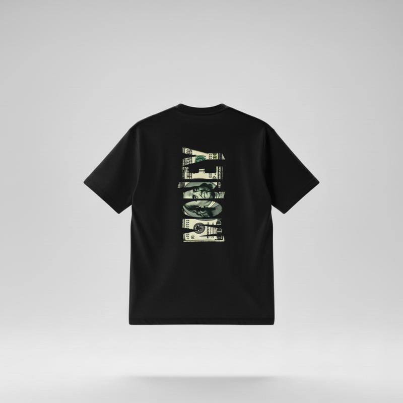 CAMISETA OVERSIZED MONEY | STREET STILE | 100% ALGODÃO AMERICANO | CONFORTO PREMIUM